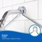 Kenney Mfg Rust-Resistant Heavy Duty 3-Tier Hanging Shower Caddy with Four Razor Holders, Chrome KN614151 - alternate 2